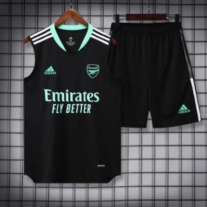 22/23 Arsenal Pre-match Training Jersey Black Vest