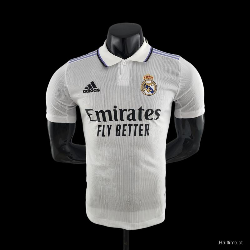 Player Version 22/23 Real Madrid Home Soccer Jersey