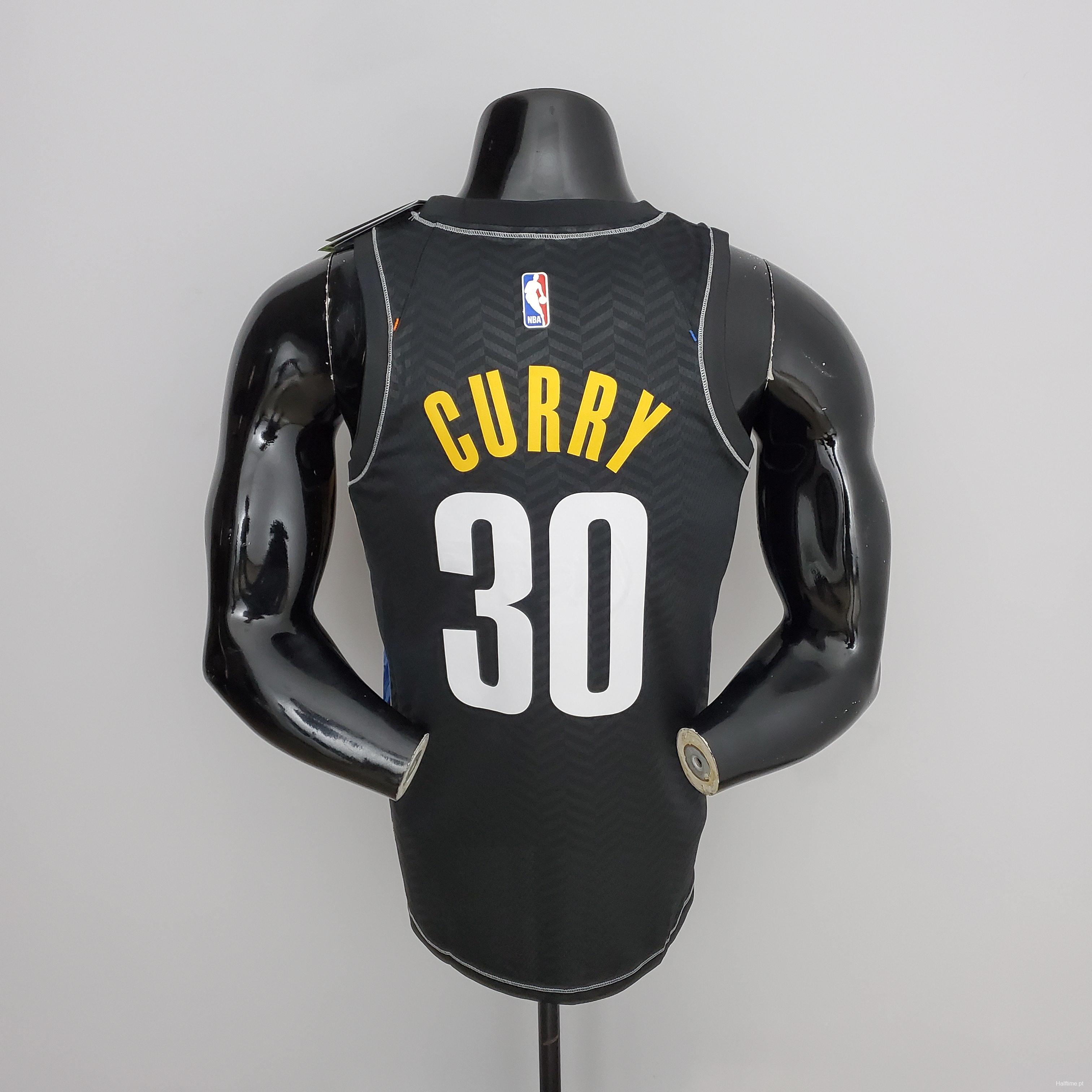 NBA Brooklyn Nets Curry #30 City Edition Black