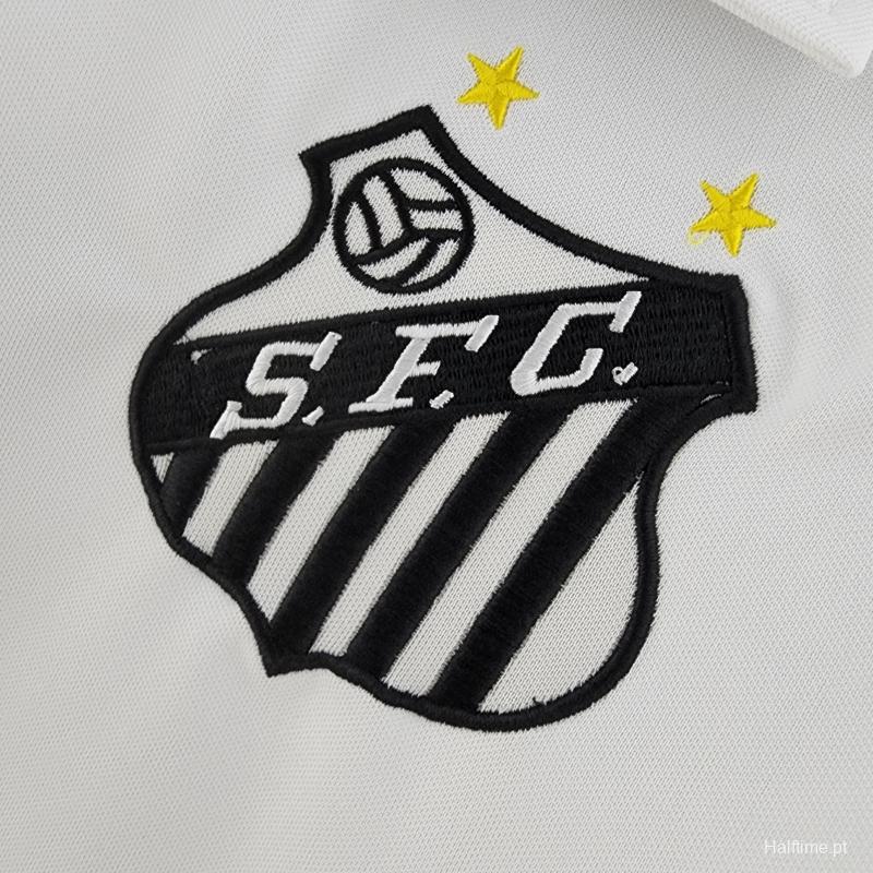 Retro Santos 1970 Home Soccer Jersey