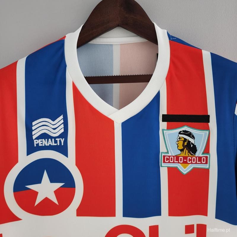 Retro 1986 Colo Colo Away Soccer Jersey