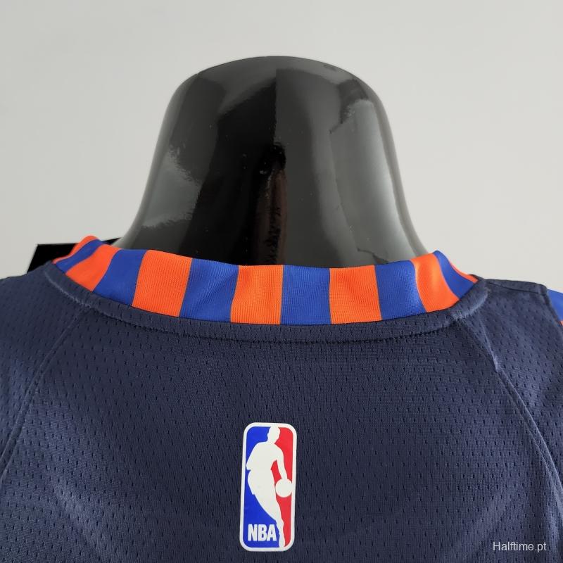 New York Knicks Barrett #9 Striped NBA Jersey