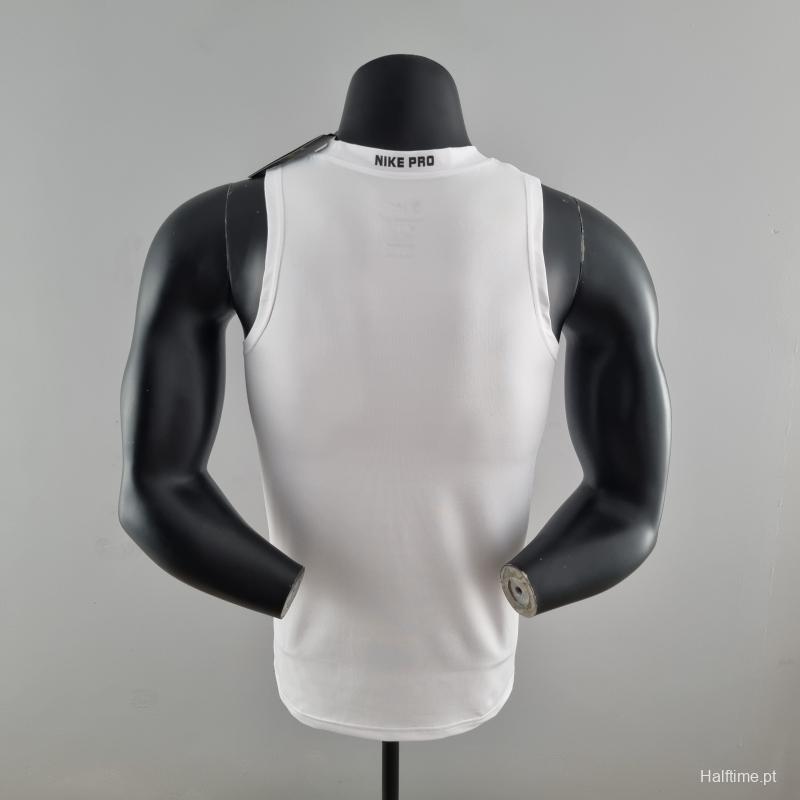 2022 Nike White Vest Shirts "We Can Not Walk Alone" #K000188