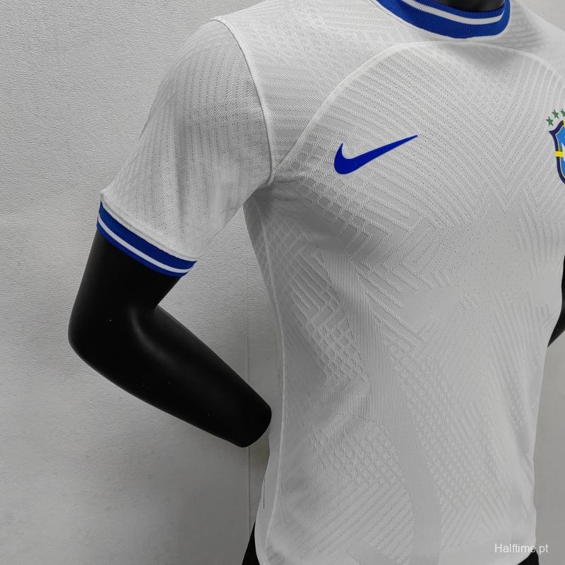 Player Version 22/23 Brazil Away White Jersey