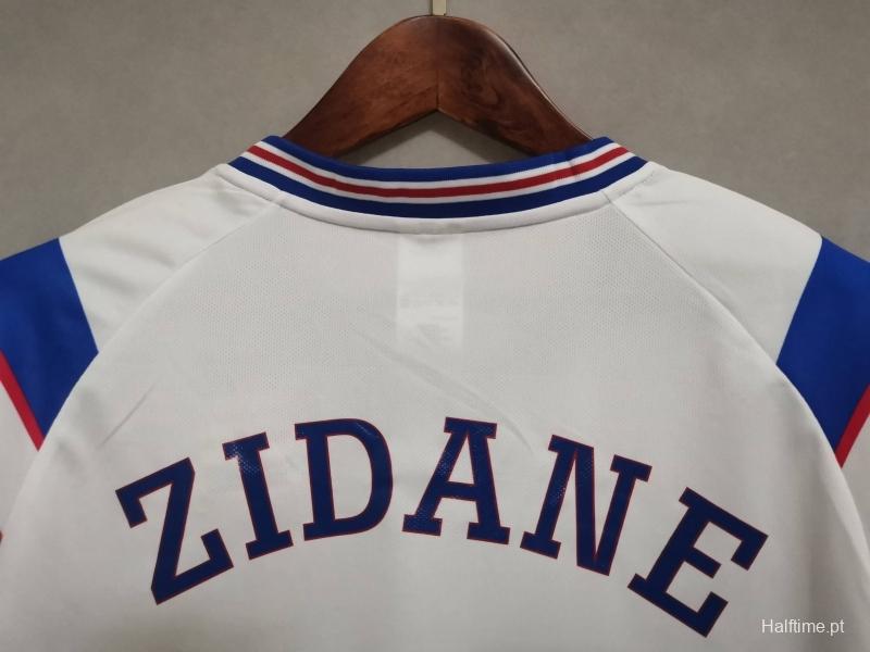 Retro 1996 France Away Soccer Jersey