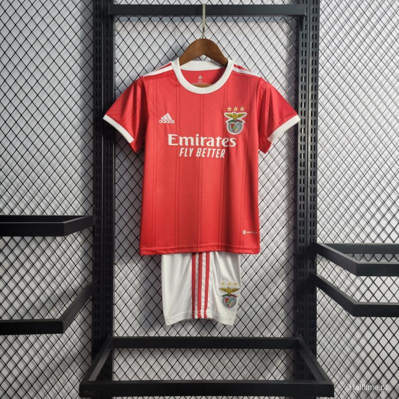 22/23 Kids Benfica Home Soccer Jersey