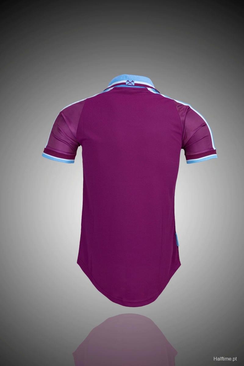 Retro 99/01 West ham United Home Soccer Jersey