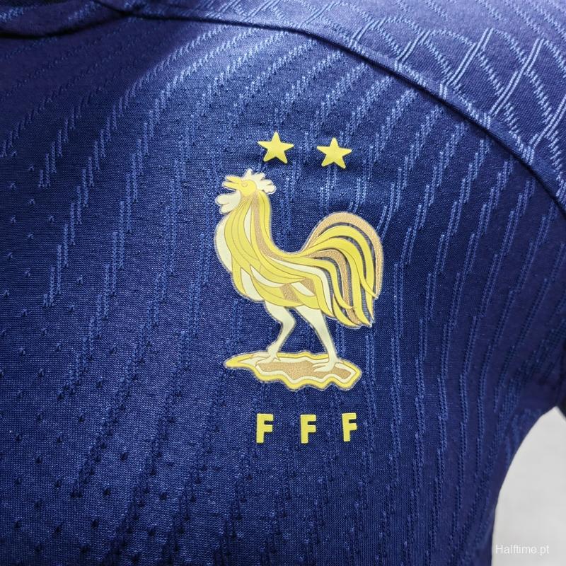 Player Version 2022 France Home Soccer Jersey