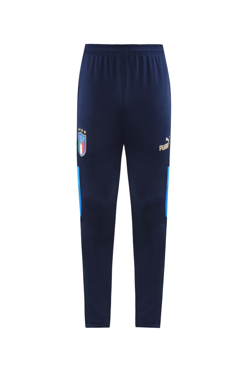 2022 Italy Blue Full Zipper Tracksuit