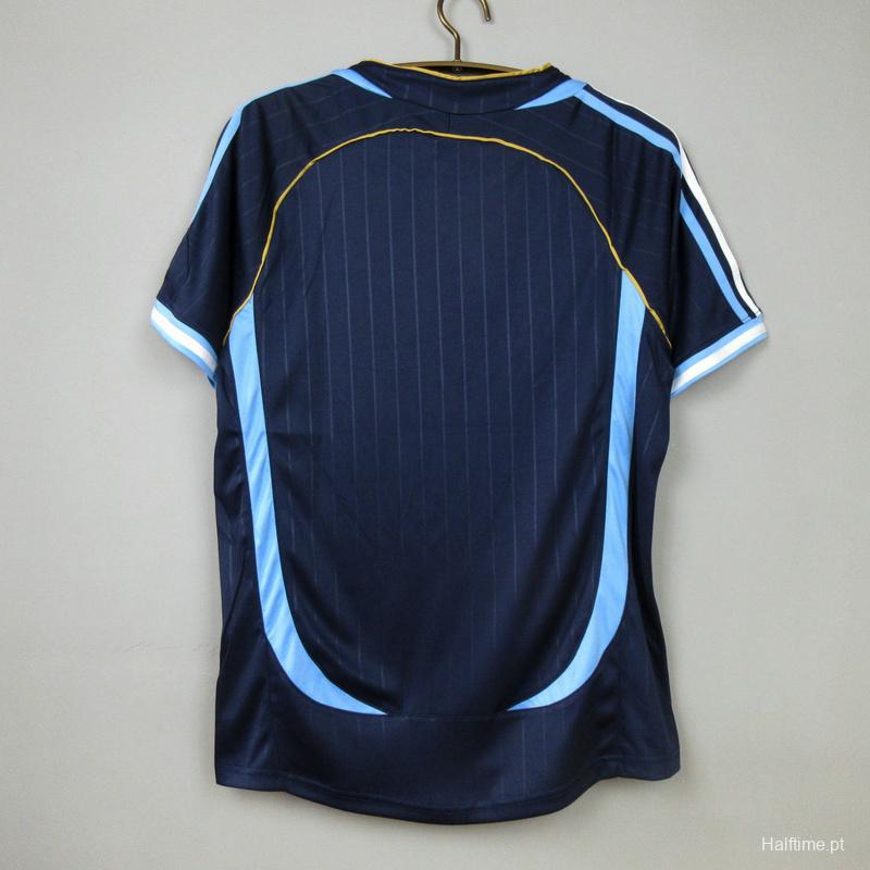 Retro 2006 Argentina Away Blue Jersey