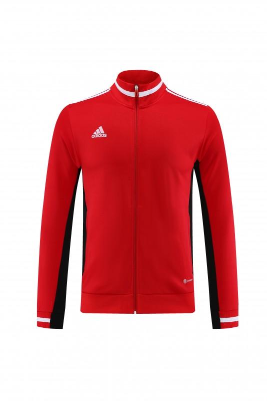 2023 Adidas Red Black Full Zipper Jacket +Pants