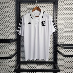 23-24 Flamengo White POLO Shirt