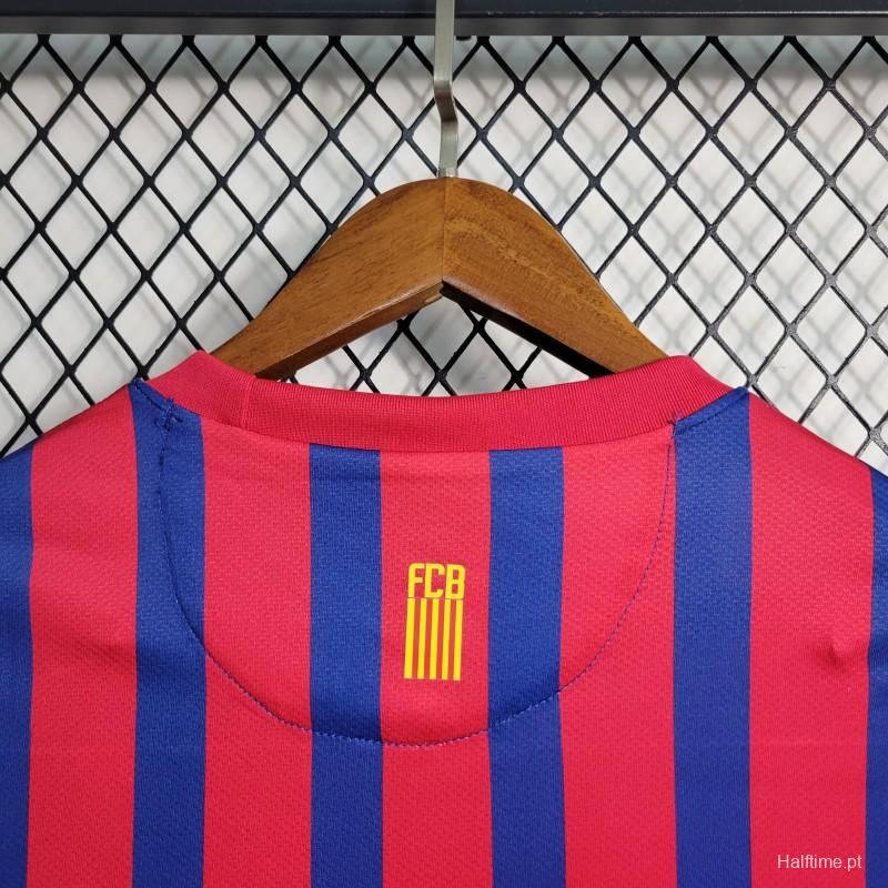 Retro 11-12 Barcelona Home Soccer Jersey