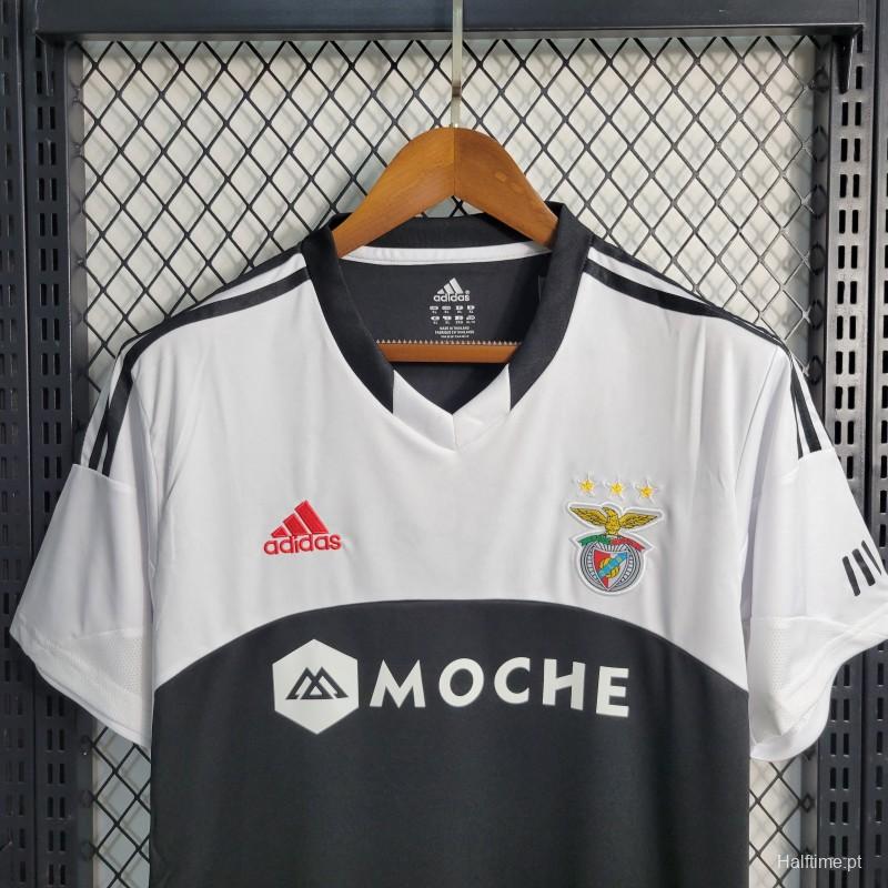 Retro 13-14 Benfica  Away Black/White Jersey