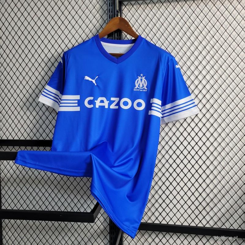 23-24 Olympique Marseille Blue Training Jersey