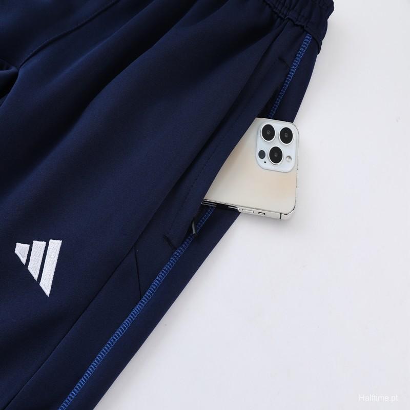 2023 Adidas Navy Full Zipper Jacket +Pants