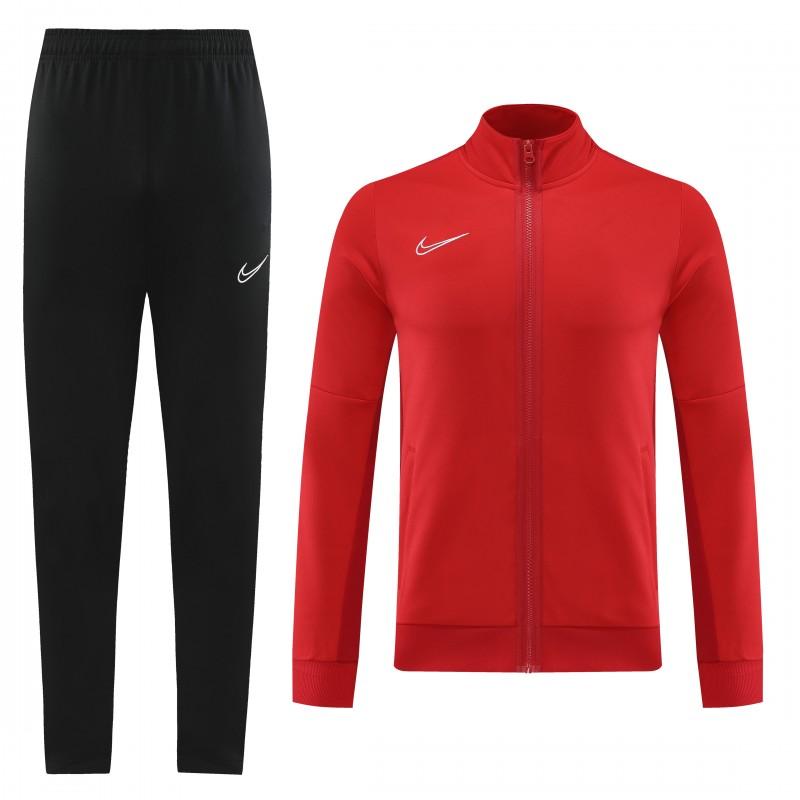 2023 Nike Red Full Zipper Hoodie Jacket +Pants