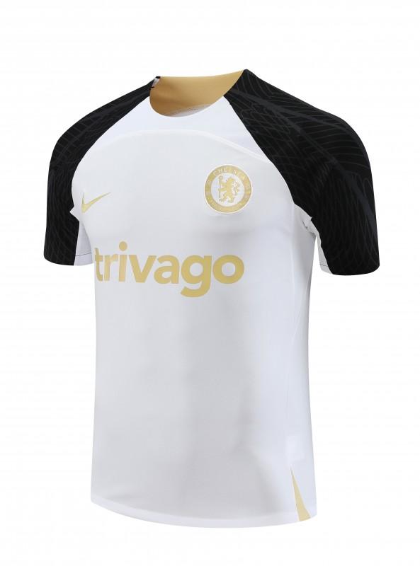 23-24 Chelsea White Black Short Sleeve+Shorts