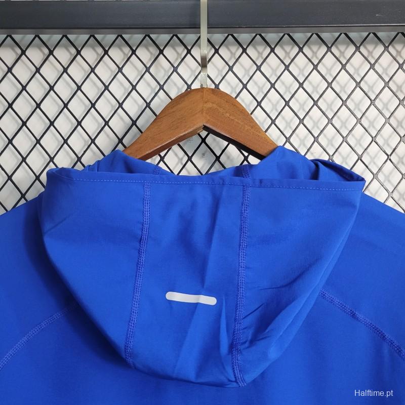 2023 Nike Blue Outdoor Sports Sunscreen Jacket