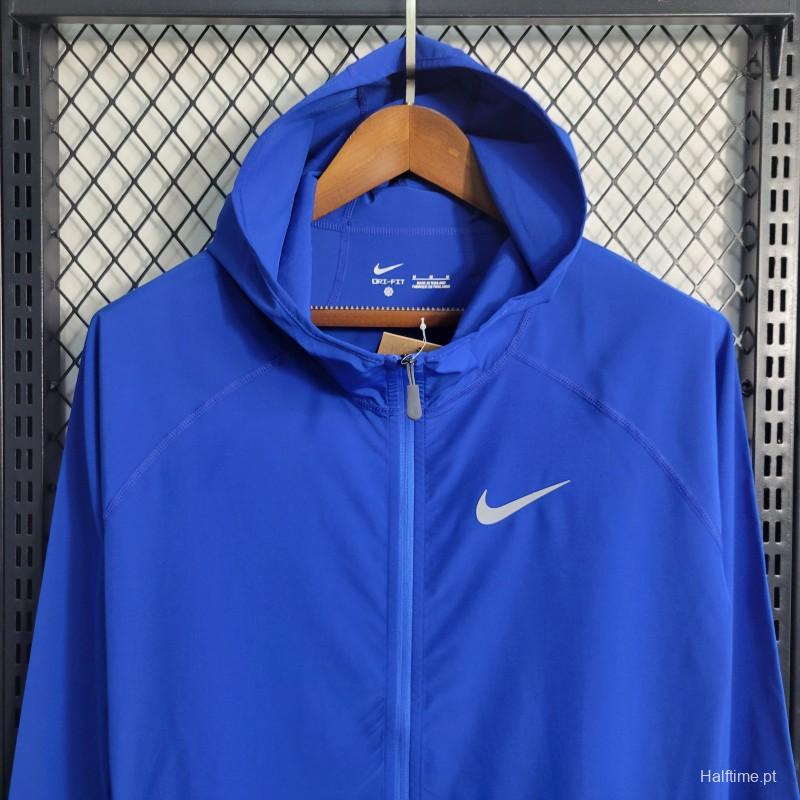 2023 Nike Blue Outdoor Sports Sunscreen Jacket