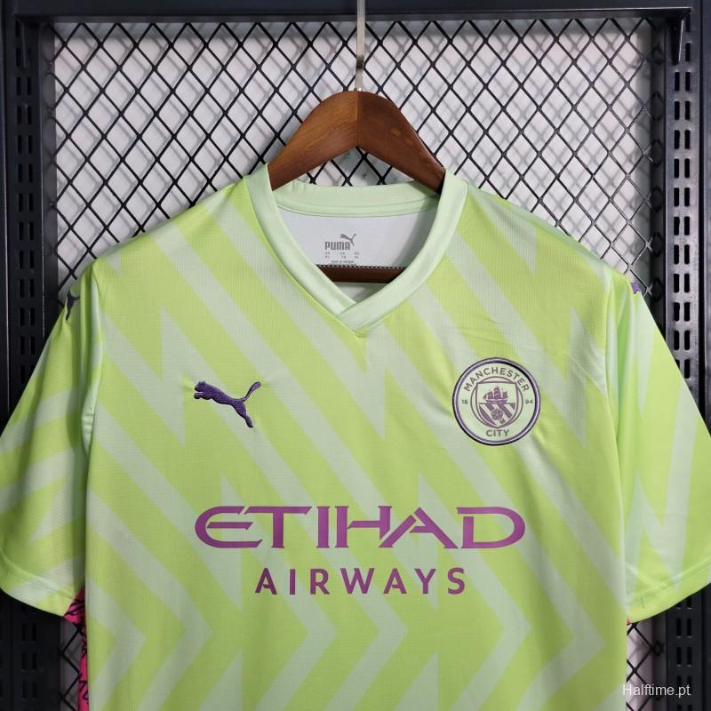 23-24 Manchester City Goalkeeper Green Jersey