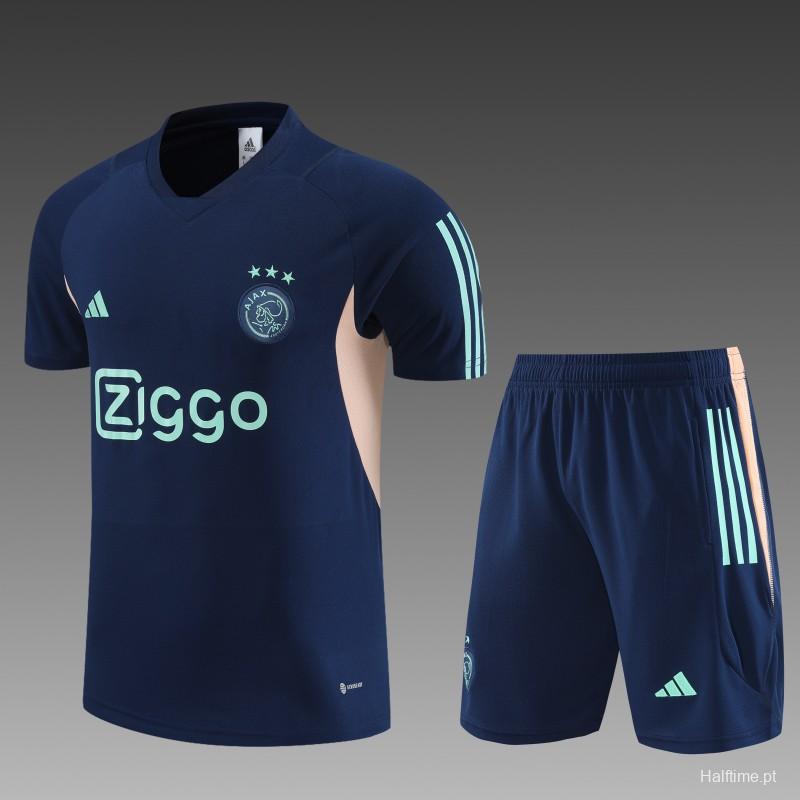 23 24 Ajax Navy Short Sleeve+Shorts