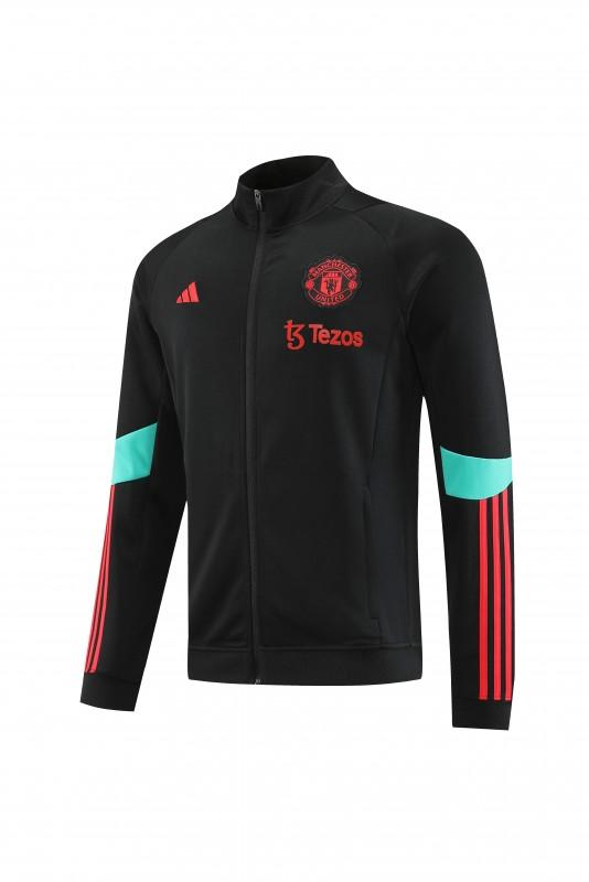 23/24 Manchester United Black Full Zipper Jacket+Pants