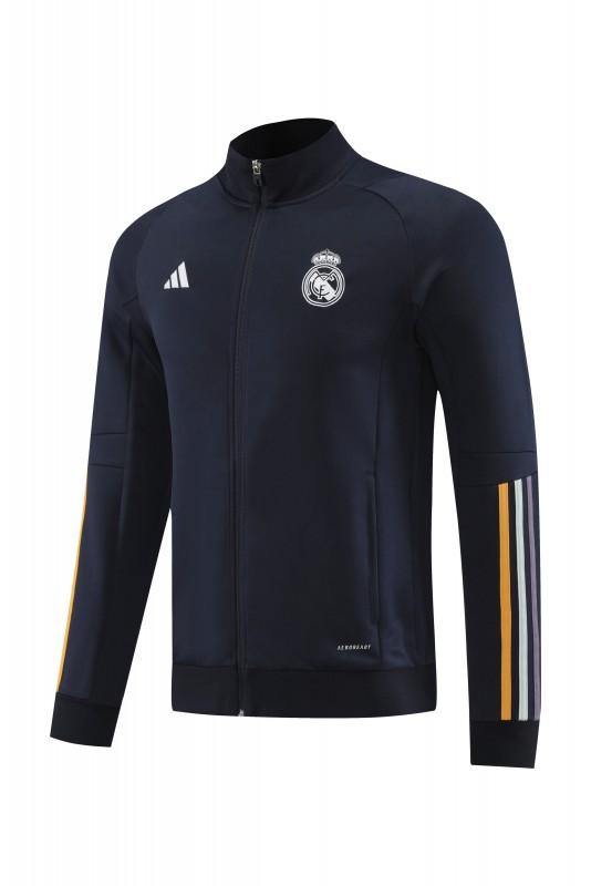 23 24 Real Madrid Navy  Full Zipper +Pants