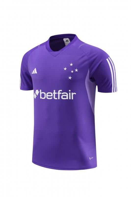 23/24 Cruzeiro Purple Short Sleeve Jersey+Shorts