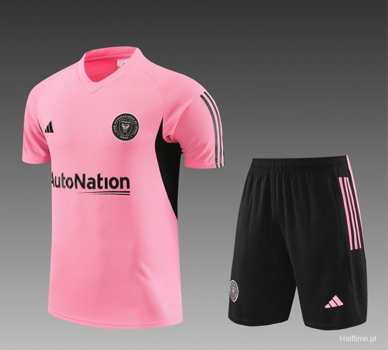 23/24 Inter Miami Pink Short Sleeve Jersey+Shorts