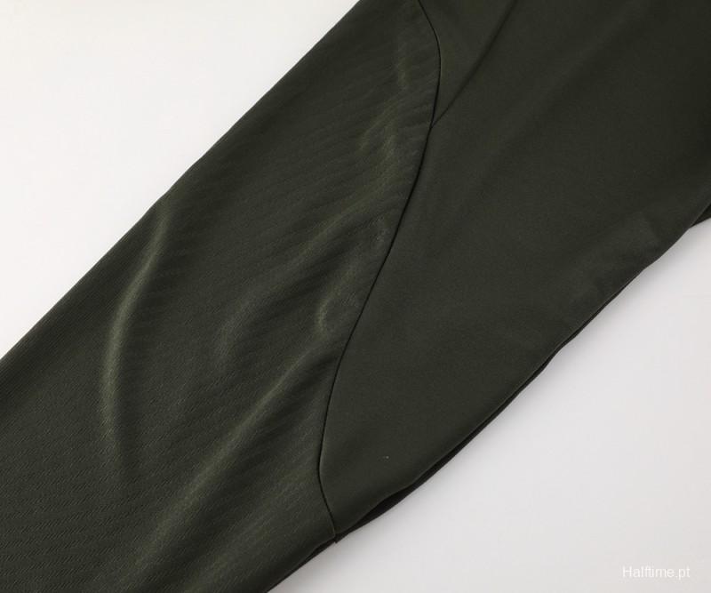 23/24 Barcelona Dark Green Half Zipper Jacket+Pants