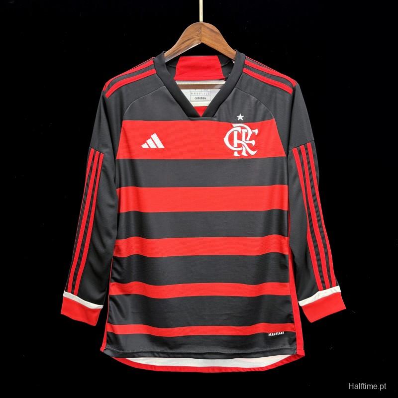 24/25 Flamengo Home Long Sleeve Jersey