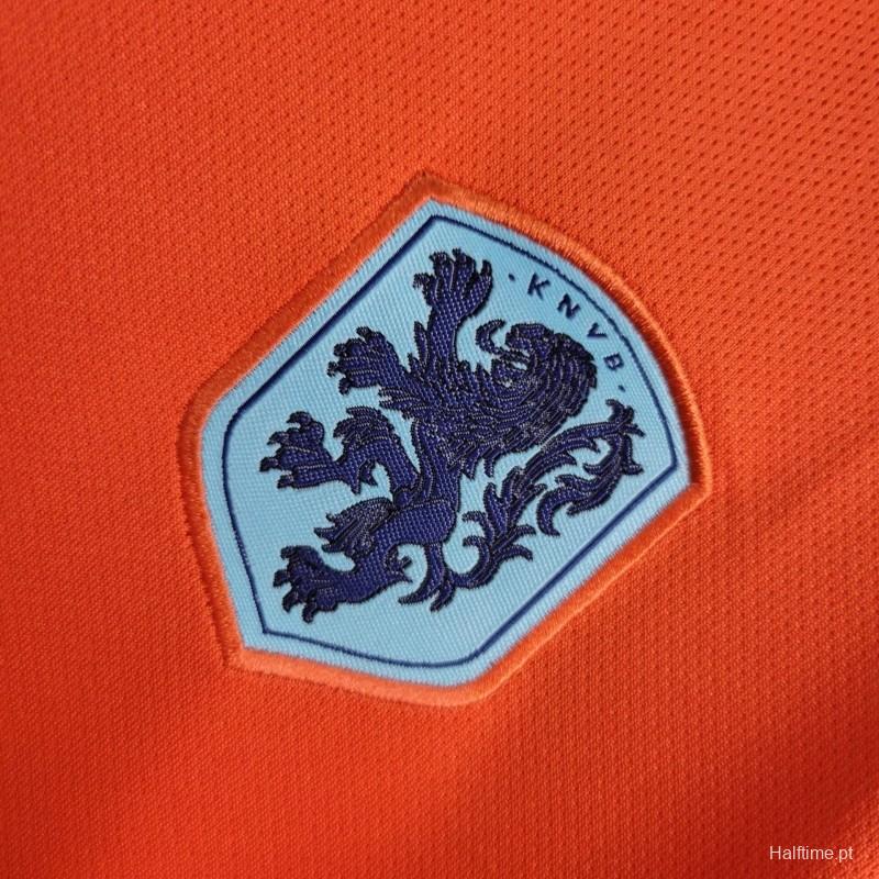 2024 KIDS Netherlands Home Jersey