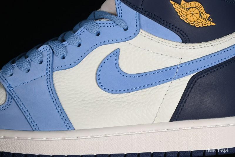 Air Jordan 1 High-Top "First in Flight" Obsidian 2.0  Basketball Shoes