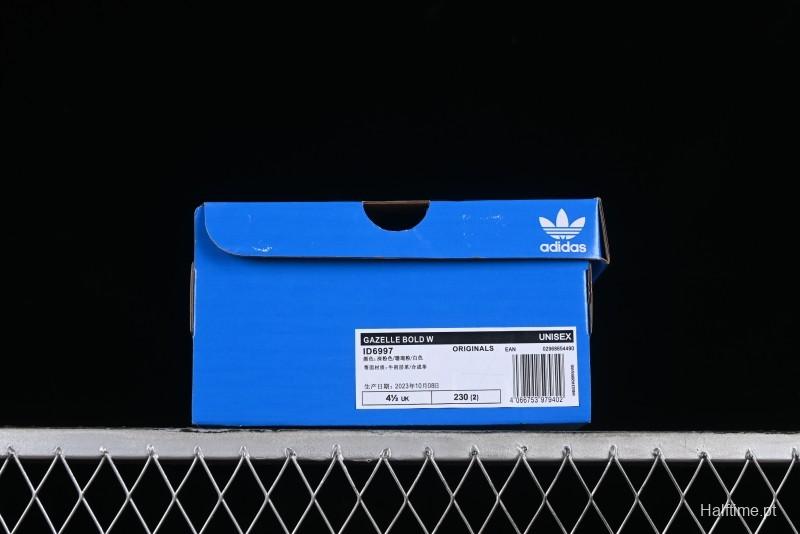 Adidas Originals Gazelle Bold Low-Top Sneakers with Chunky Sole for Casual Wear - ID6997