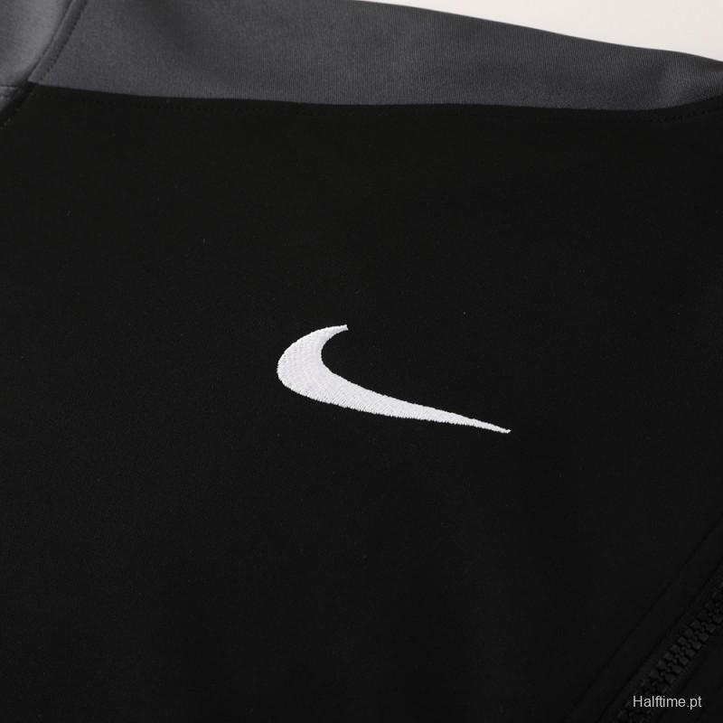 24/25 Nike Black Full Zipper Jacket +Long Pants