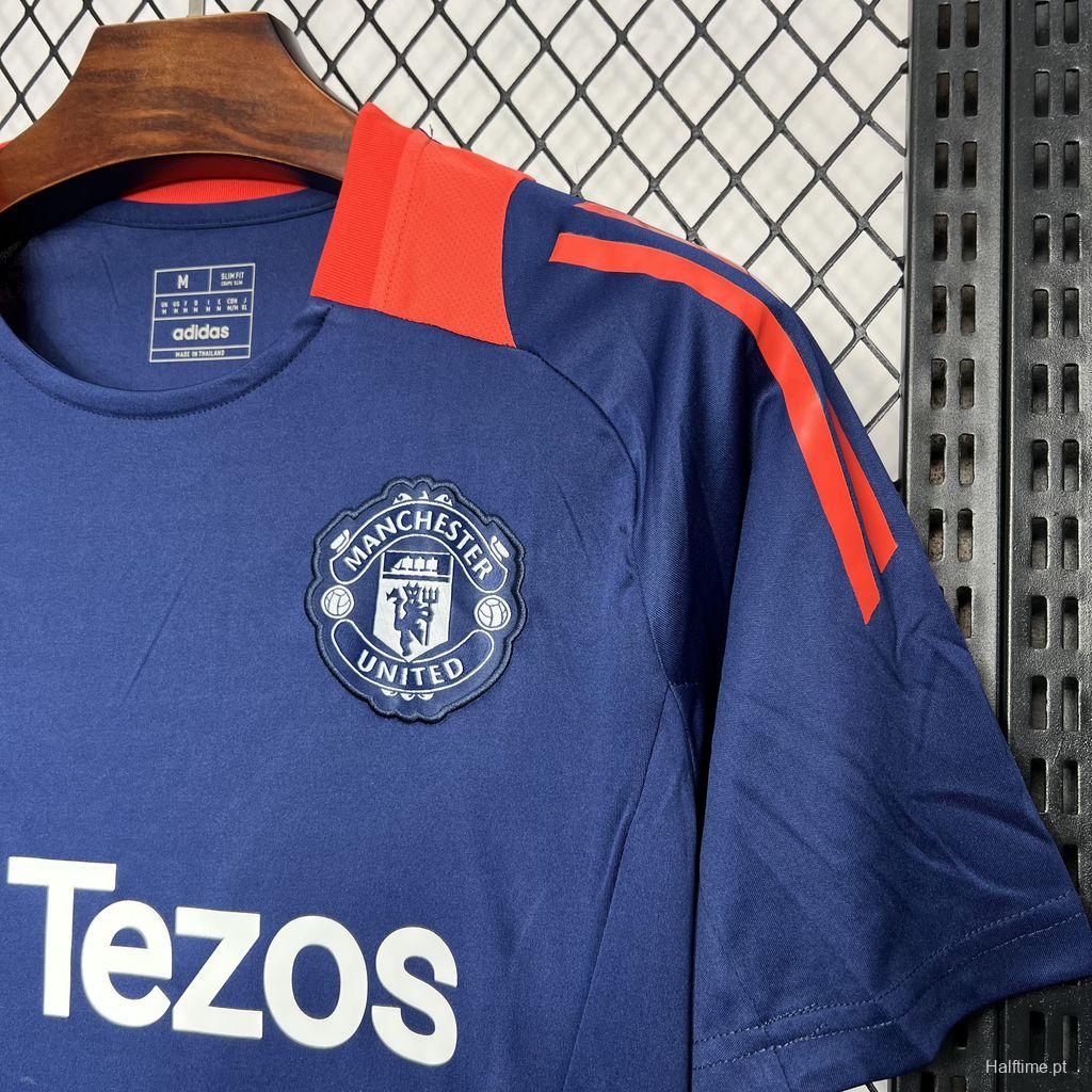 24/25 Manchester United Navy Pre-match Jersey