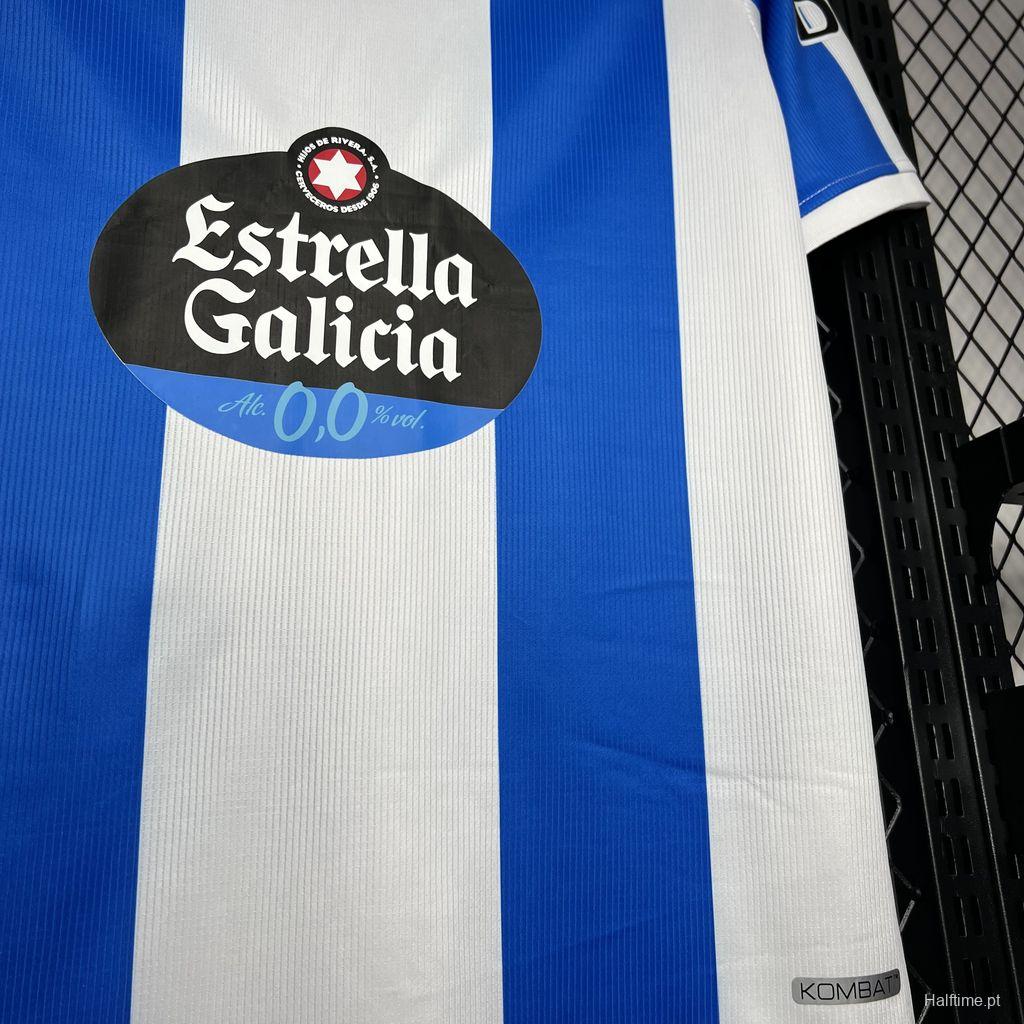 24/25 Deportivo De La Coruna Home Jersey