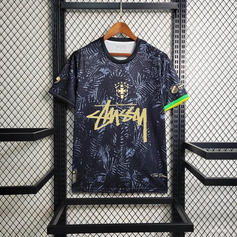 2024 Brazil x Stussy Black Special Jersey