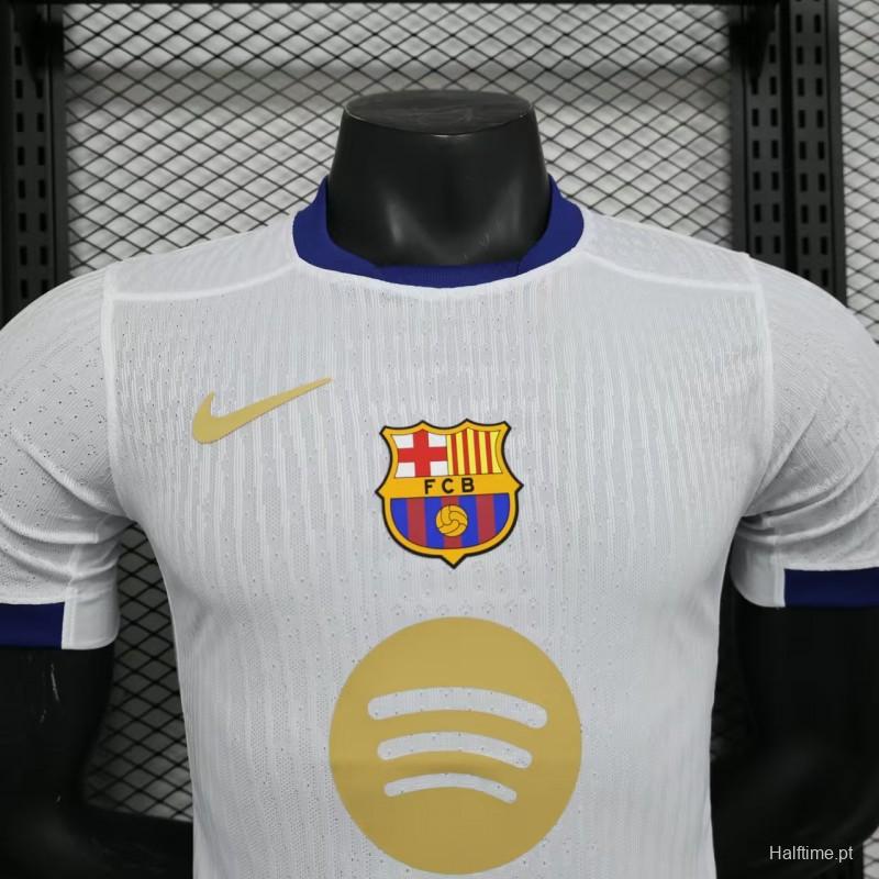 Player Version 24/25 Barcelona 125Th White Special Jersey