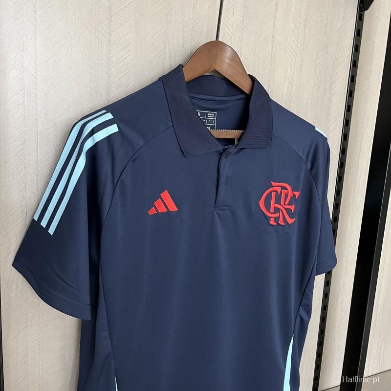 25/26 Flamengo Dark Blue POLO Jersey S-XXXXL