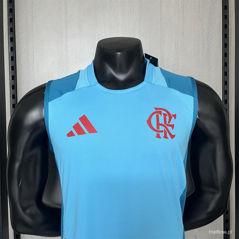 25/26 Flamengo Training Jersey Wear Light Blue Vest Jersey S-XXXXL