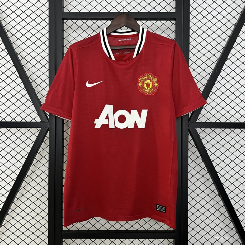 11/12 Retro Manchester United Home Jersey