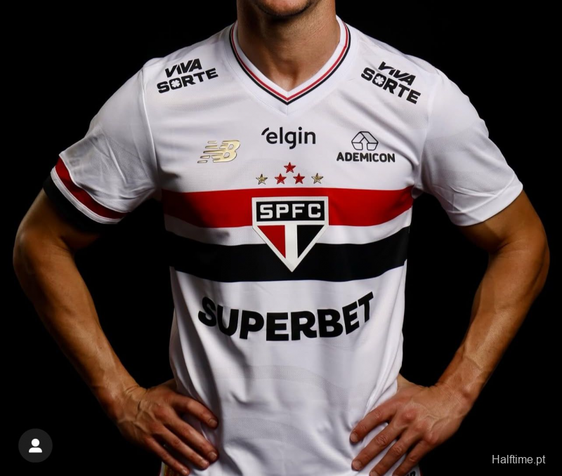 25/26 Sao Paulo Home All Sponsors S-XXXXL Jersey