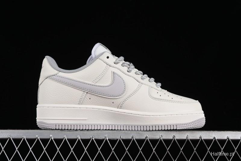 Nike Undefeated Air Force 1'07 Low Casual Sneakers in Beige Hemp with Reflective Details - UT2023-203