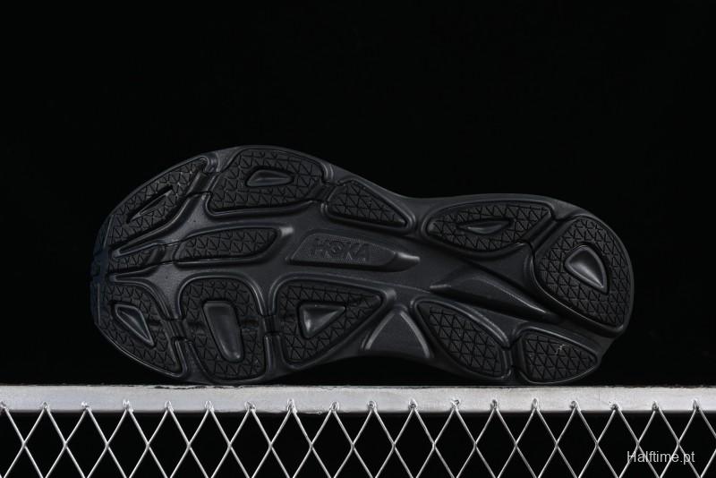 HOKA ONE ONE Bondi 8 Functional Cushioned Running Shoes with Engineered Mesh Upper - 1123202 BBLC