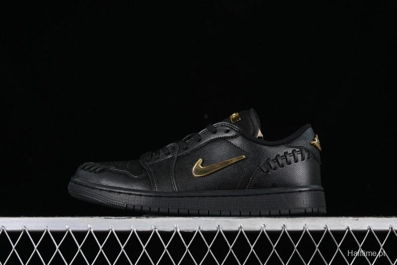 Nike Air Jordan 1 Low "Method of Make" Casual Sneakers with Woven Design - FN5032-007