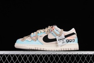 Nike Dunk Low Sky City Dopamine Gradient Sashiko Stitch Hemp Rope SB Low-top Casual Sneakers - DV0834-100