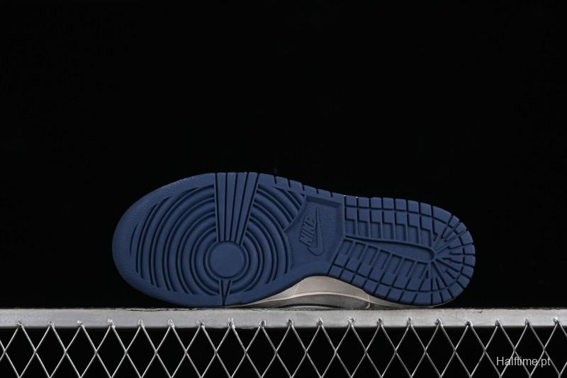 Nike SB Dunk Low The North Face Collaboration - Deep Blue Pig Anniversary High-End Custom Low-Top Casual Skate Shoes - XX2025-325