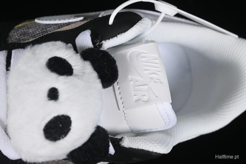 Nike Air Force 1 '07 Low Casual Sneakers with Lazy Panda Design - CW1188-768